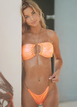 Load image into Gallery viewer, SOFIA Bikini Bottom Metallic Orange
